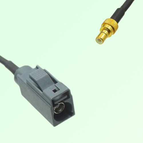 FAKRA SMB G 7031 grey Female Jack to SMB Male Plug Cable