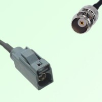 FAKRA SMB G 7031 grey Female Jack to TNC Female Jack Cable