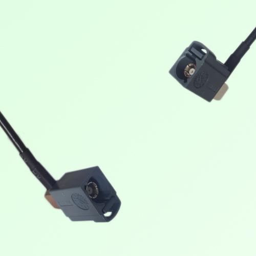 FAKRA SMB G 7031 grey Female Jack RA to G 7031 grey Female RA Cable FAKRA SMB G 7031 grey Female Jack RA to G 7031 grey Female RA Cable