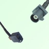 FAKRA SMB G 7031 grey Female Jack RA to G 7031 grey Male Plug Cable