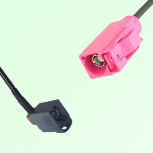FAKRA SMB G 7031 grey Female Jack RA to H 4003 violet Female Cable FAKRA SMB G 7031 grey Female Jack RA to H 4003 violet Female Cable