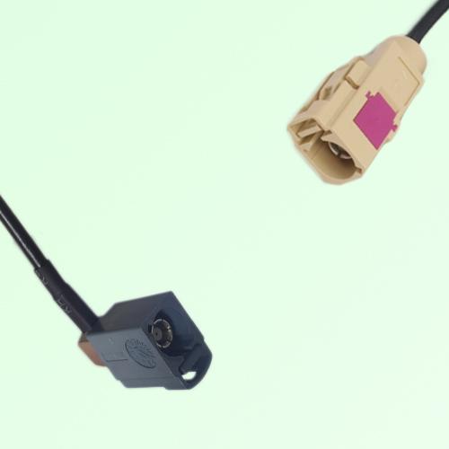 FAKRA SMB G 7031 grey Female Jack RA to I 1001 beige Female Jack Cable FAKRA SMB G 7031 grey Female Jack RA to I 1001 beige Female Jack Cable