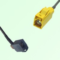 FAKRA SMB G 7031 grey Female Jack RA to K 1027 Curry Female Jack Cable FAKRA SMB G 7031 grey Female Jack RA to K 1027 Curry Female Jack Cable