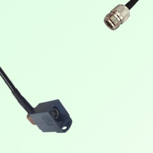 FAKRA SMB G 7031 grey Female Jack Right Angle to N Female Jack Cable FAKRA SMB G 7031 grey Female Jack Right Angle to N Female Jack Cable