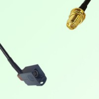 FAKRA SMB G 7031 grey Female Jack RA to RP SMA Bulkhead Female Cable FAKRA SMB G 7031 grey Female Jack RA to RP SMA Bulkhead Female Cable