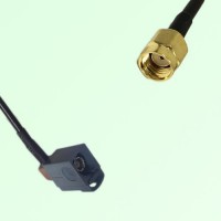 FAKRA SMB G 7031 grey Female Jack RA to RP SMA Male Plug Cable FAKRA SMB G 7031 grey Female Jack RA to RP SMA Male Plug Cable