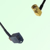 FAKRA SMB G 7031 grey Female Jack RA to RP SMA Male Plug RA Cable FAKRA SMB G 7031 grey Female Jack RA to RP SMA Male Plug RA Cable