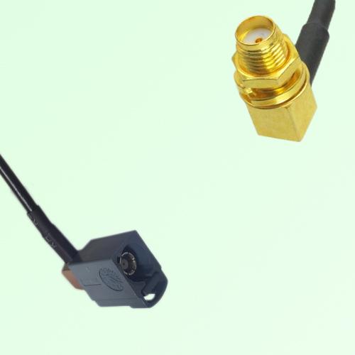 FAKRA SMB G 7031 grey Female Jack RA to SMA Bulkhead Female RA Cable FAKRA SMB G 7031 grey Female Jack RA to SMA Bulkhead Female RA Cable