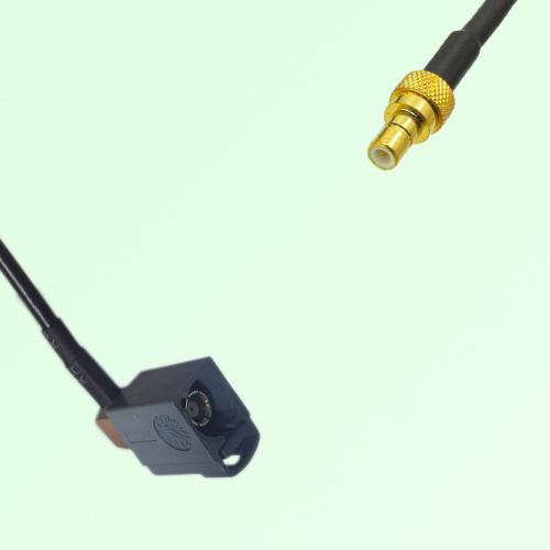 FAKRA SMB G 7031 grey Female Jack Right Angle to SMB Male Plug Cable