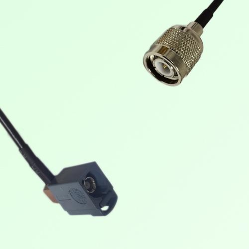FAKRA SMB G 7031 grey Female Jack Right Angle to TNC Male Plug Cable