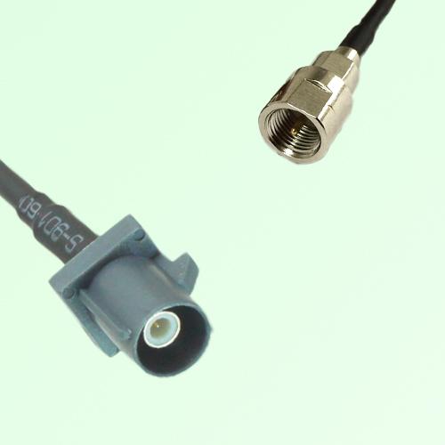 FAKRA SMB G 7031 grey Male Plug to FME Male Plug Cable