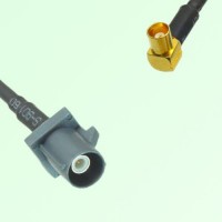 FAKRA SMB G 7031 grey Male Plug to MCX Female Jack Right Angle Cable