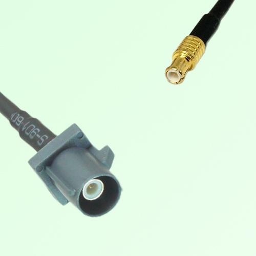 FAKRA SMB G 7031 grey Male Plug to MCX Male Plug Cable