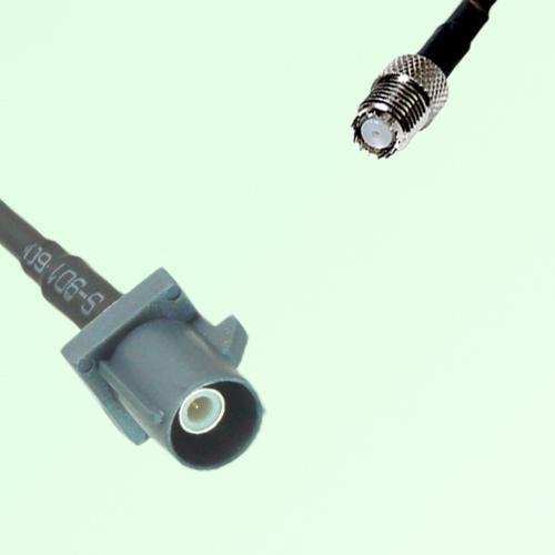 FAKRA SMB G 7031 grey Male Plug to Mini UHF Female Jack Cable FAKRA SMB G 7031 grey Male Plug to Mini UHF Female Jack Cable