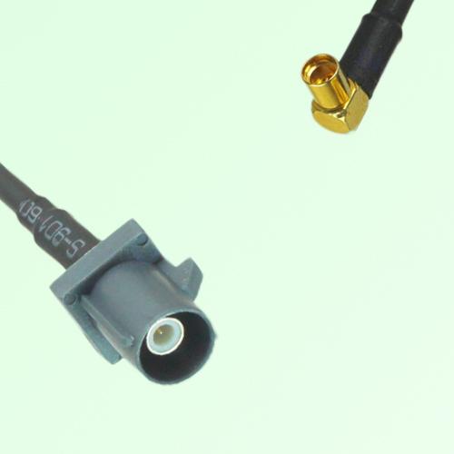 FAKRA SMB G 7031 grey Male Plug to MMCX Female Jack Right Angle Cable FAKRA SMB G 7031 grey Male Plug to MMCX Female Jack Right Angle Cable
