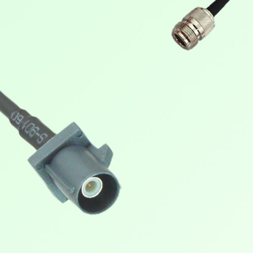 FAKRA SMB G 7031 grey Male Plug to N Female Jack Cable