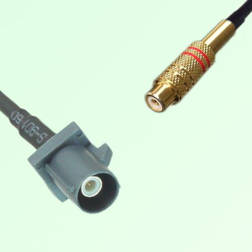 FAKRA SMB G 7031 grey Male Plug to RCA Female Jack Cable FAKRA SMB G 7031 grey Male Plug to RCA Female Jack Cable
