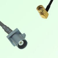 FAKRA SMB G 7031 grey Male Plug to RP SMA Male Plug Right Angle Cable FAKRA SMB G 7031 grey Male Plug to RP SMA Male Plug Right Angle Cable