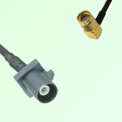FAKRA SMB G 7031 grey Male Plug to RP SMA Male Plug Right Angle Cable FAKRA SMB G 7031 grey Male Plug to RP SMA Male Plug Right Angle Cable