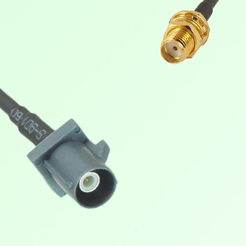 FAKRA SMB G 7031 grey Male Plug to SMA Bulkhead Female Jack Cable