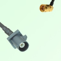 FAKRA SMB G 7031 grey Male Plug to SMA Male Plug Right Angle Cable FAKRA SMB G 7031 grey Male Plug to SMA Male Plug Right Angle Cable