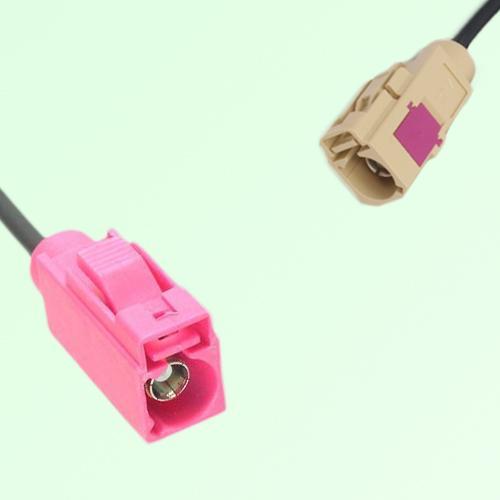FAKRA SMB H 4003 violet Female Jack to I 1001 beige Female Jack Cable FAKRA SMB H 4003 violet Female Jack to I 1001 beige Female Jack Cable