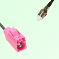 FAKRA SMB H 4003 violet Female Jack to FME Female Jack Cable