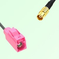 FAKRA SMB H 4003 violet Female Jack to MCX Female Jack Cable