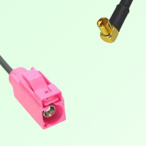 FAKRA SMB H 4003 violet Female Jack to MMCX Female Jack RA Cable