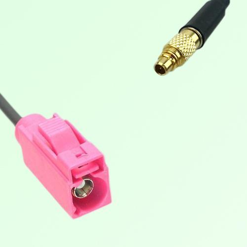 FAKRA SMB H 4003 violet Female Jack to MMCX Male Plug Cable