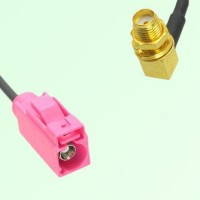 FAKRA SMB H 4003 violet Female Jack to SMA Bulkhead Female RA Cable FAKRA SMB H 4003 violet Female Jack to SMA Bulkhead Female RA Cable