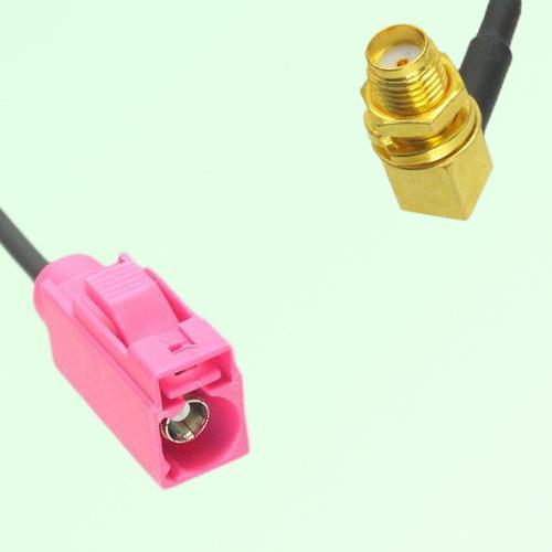 FAKRA SMB H 4003 violet Female Jack to SMA Bulkhead Female RA Cable FAKRA SMB H 4003 violet Female Jack to SMA Bulkhead Female RA Cable