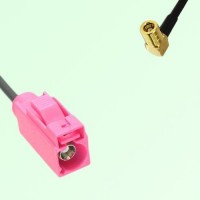 FAKRA SMB H 4003 violet Female Jack to SMB Female Jack RA Cable FAKRA SMB H 4003 violet Female Jack to SMB Female Jack RA Cable