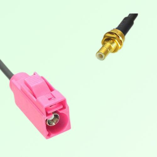 FAKRA SMB H 4003 violet Female Jack to SMB Bulkhead Male Plug Cable FAKRA SMB H 4003 violet Female Jack to SMB Bulkhead Male Plug Cable