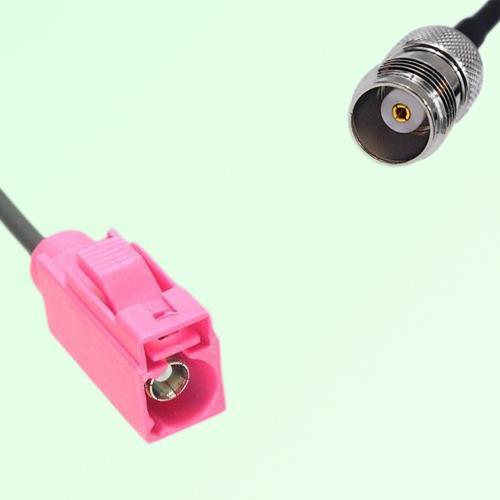 FAKRA SMB H 4003 violet Female Jack to TNC Female Jack Cable