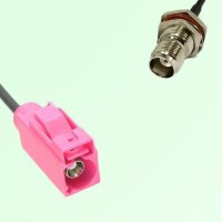 FAKRA SMB H 4003 violet Female Jack to TNC Bulkhead Female Jack Cable FAKRA SMB H 4003 violet Female Jack to TNC Bulkhead Female Jack Cable