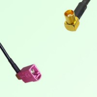 FAKRA SMB H 4003 violet Female Jack RA to MCX Female Jack RA Cable