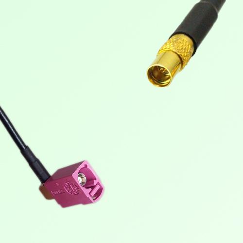 FAKRA SMB H 4003 violet Female Jack RA to MMCX Female Jack Cable