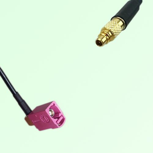 FAKRA SMB H 4003 violet Female Jack RA to MMCX Male Plug Cable