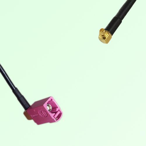 FAKRA SMB H 4003 violet Female Jack RA to MMCX Male Plug RA Cable FAKRA SMB H 4003 violet Female Jack RA to MMCX Male Plug RA Cable