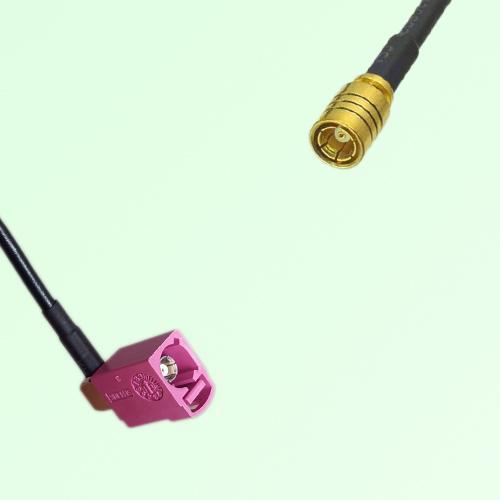 FAKRA SMB H 4003 violet Female Jack RA to SMB Female Jack Cable