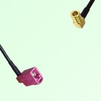 FAKRA SMB H 4003 violet Female Jack RA to SMB Female Jack RA Cable