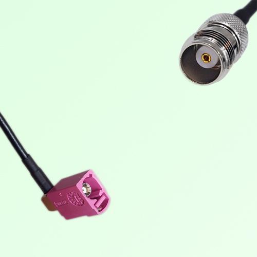 FAKRA SMB H 4003 violet Female Jack RA to TNC Female Jack Cable