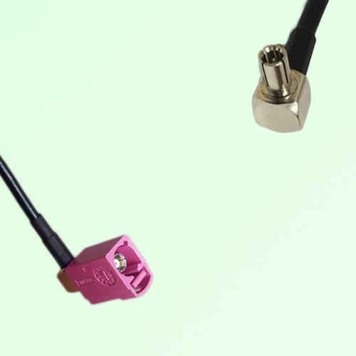 FAKRA SMB H 4003 violet Female Jack RA to TS9 Male Plug RA Cable FAKRA SMB H 4003 violet Female Jack RA to TS9 Male Plug RA Cable