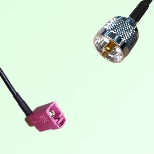 FAKRA SMB H 4003 violet Female Jack Right Angle to UHF Male Plug Cable FAKRA SMB H 4003 violet Female Jack Right Angle to UHF Male Plug Cable