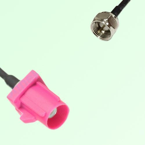 FAKRA SMB H 4003 violet Male Plug to F Male Plug Cable