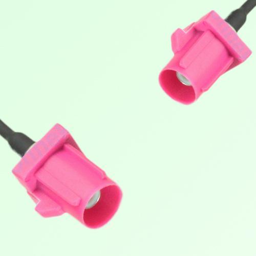 FAKRA SMB H 4003 violet Male Plug to H 4003 violet Male Plug Cable