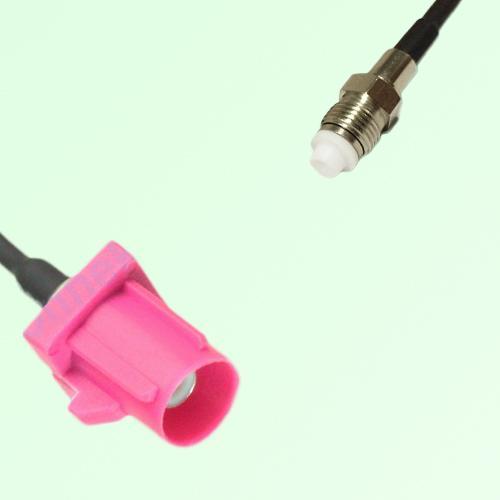 FAKRA SMB H 4003 violet Male Plug to FME Female Jack Cable