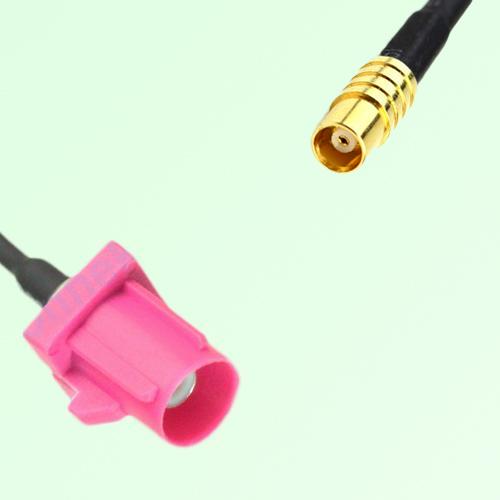 FAKRA SMB H 4003 violet Male Plug to MCX Female Jack Cable