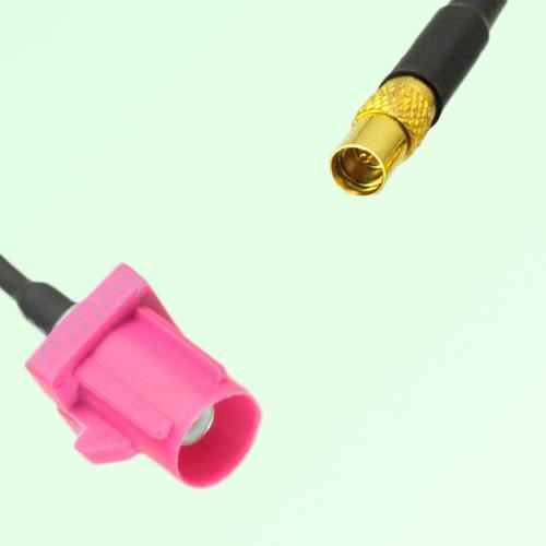 FAKRA SMB H 4003 violet Male Plug to MMCX Female Jack Cable